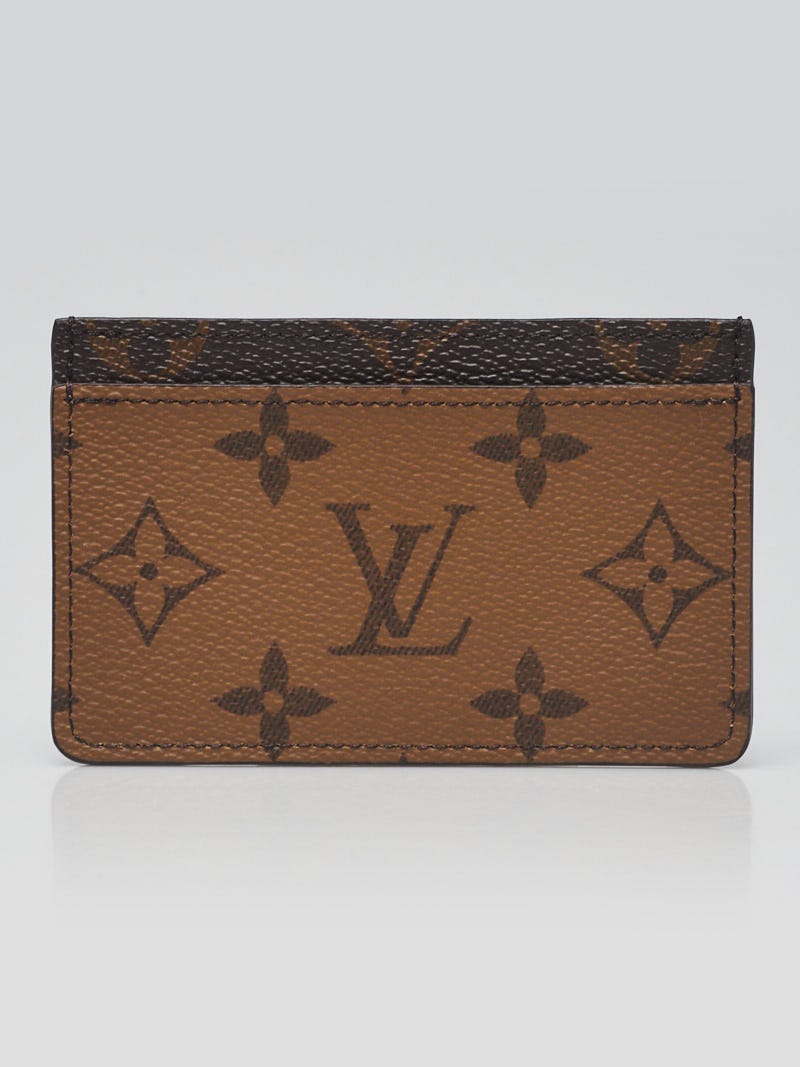 Louis Vuitton Monogram Canvas Reverse Canvas Card Holder