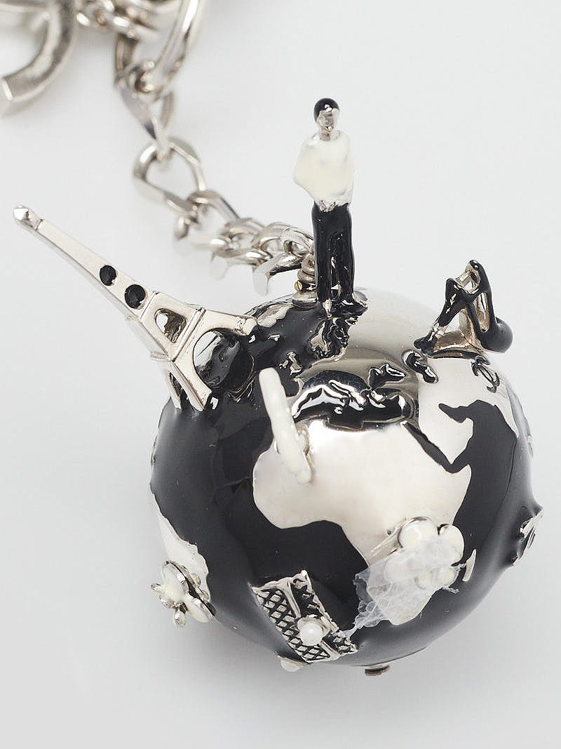 Louis Vuitton Globe Key Ring Bag Charm