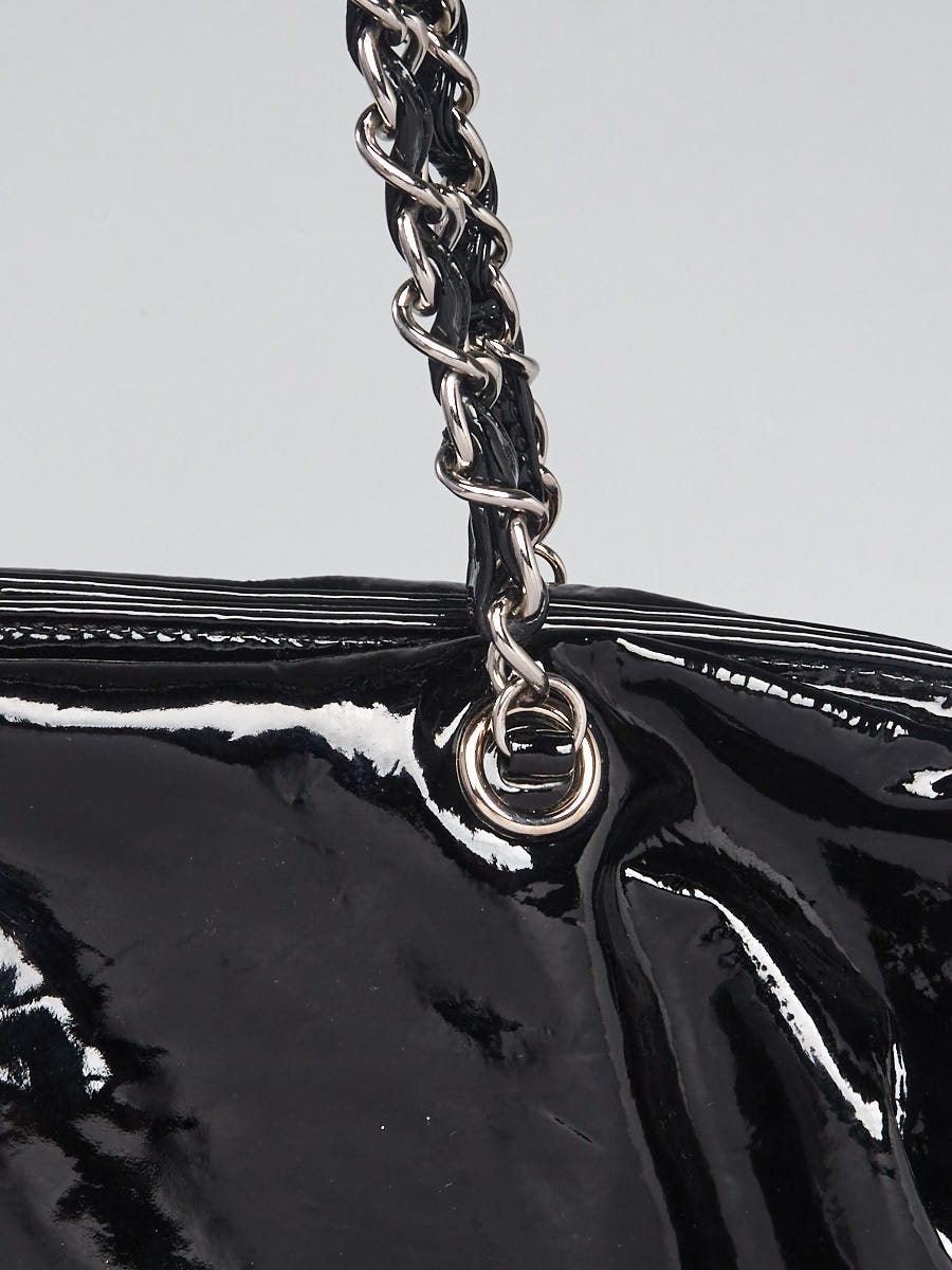 Chanel Black Patent Vinyl Bon Bon Tote Bag | Yoogi's Closet