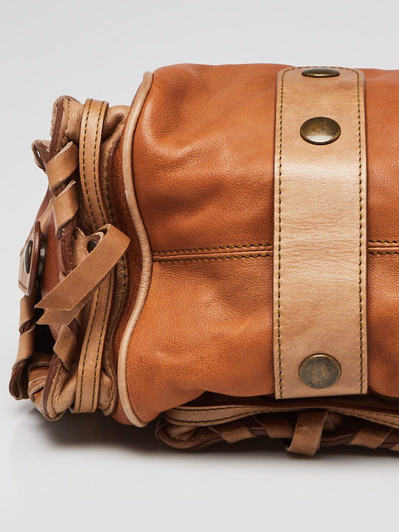 Chloe Brown Leather Large Silverado Bag | Yoogi's Closet