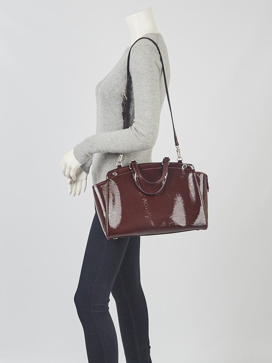 Louis Vuitton Prune Electric EPI Leather Brea Bag