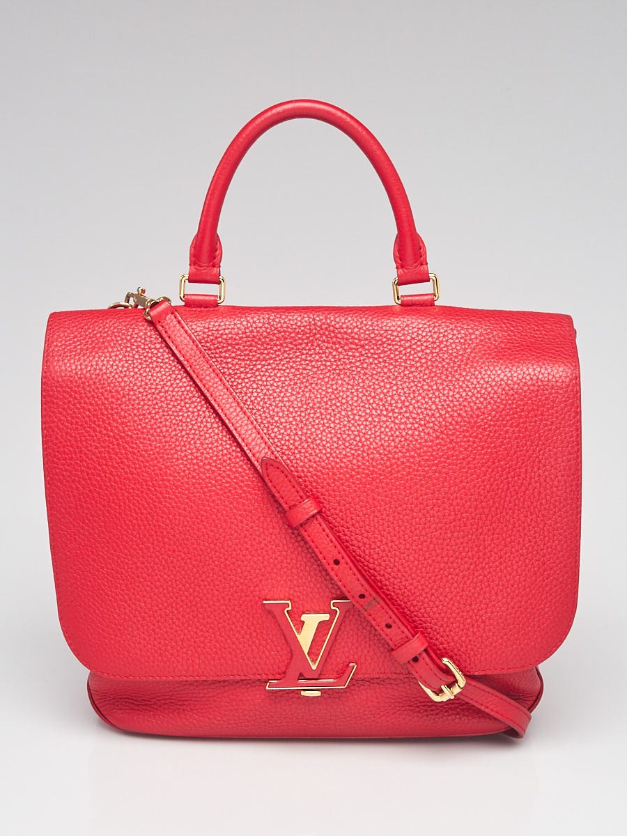 Louis Vuitton Coquelicot Taurillon Leather Volta Bag