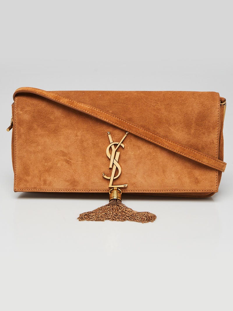 Yves Saint Laurent, Bags, Ysl Yves Saint Laurent Classic Kate Monogram  Leather Flap Clutch Handbag