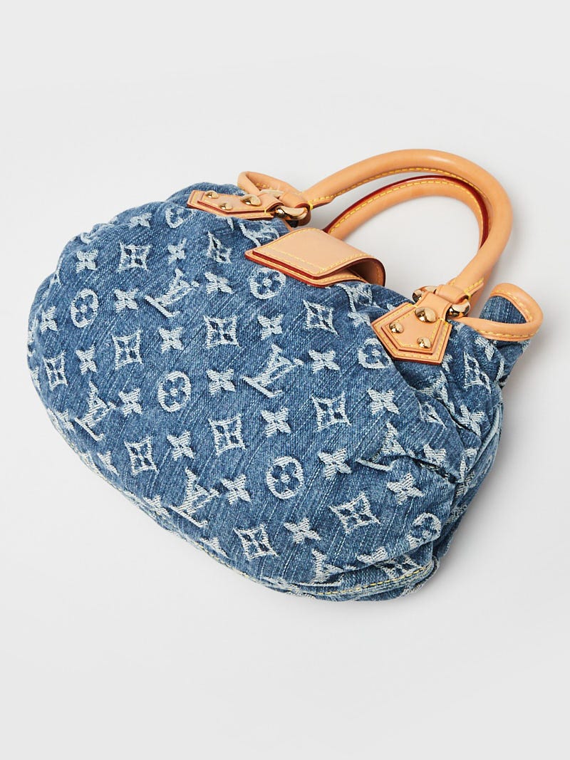 Louis Vuitton Blue Monogram Denim Pleaty Bag | Yoogi's Closet