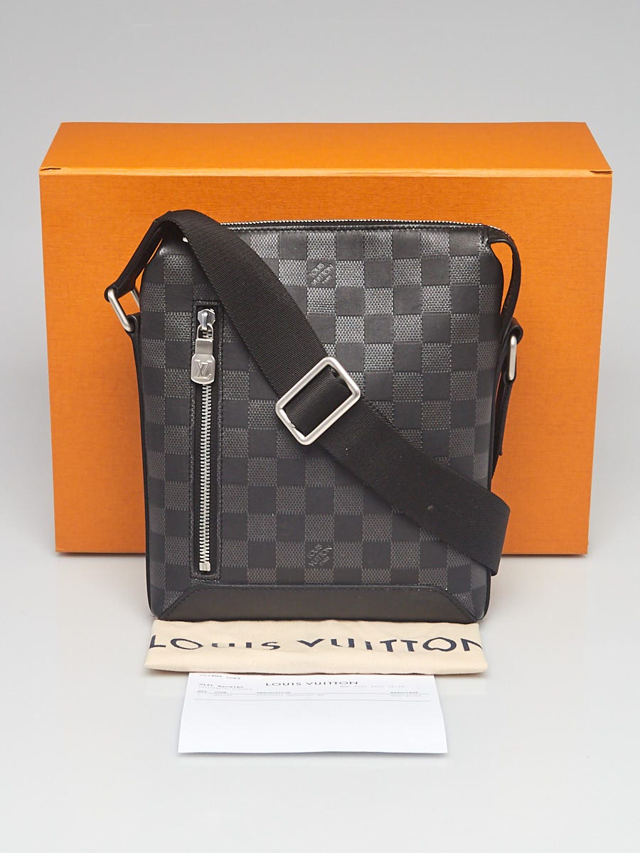 Louis Vuitton Black Damier Infini Leather Discovery Messenger BB Bag Yoogi s Closet