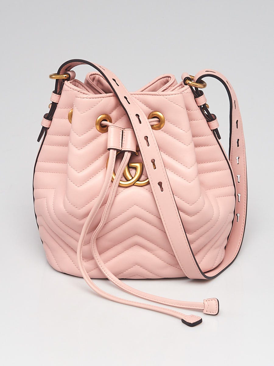 Gucci bucket bag pink hot sale