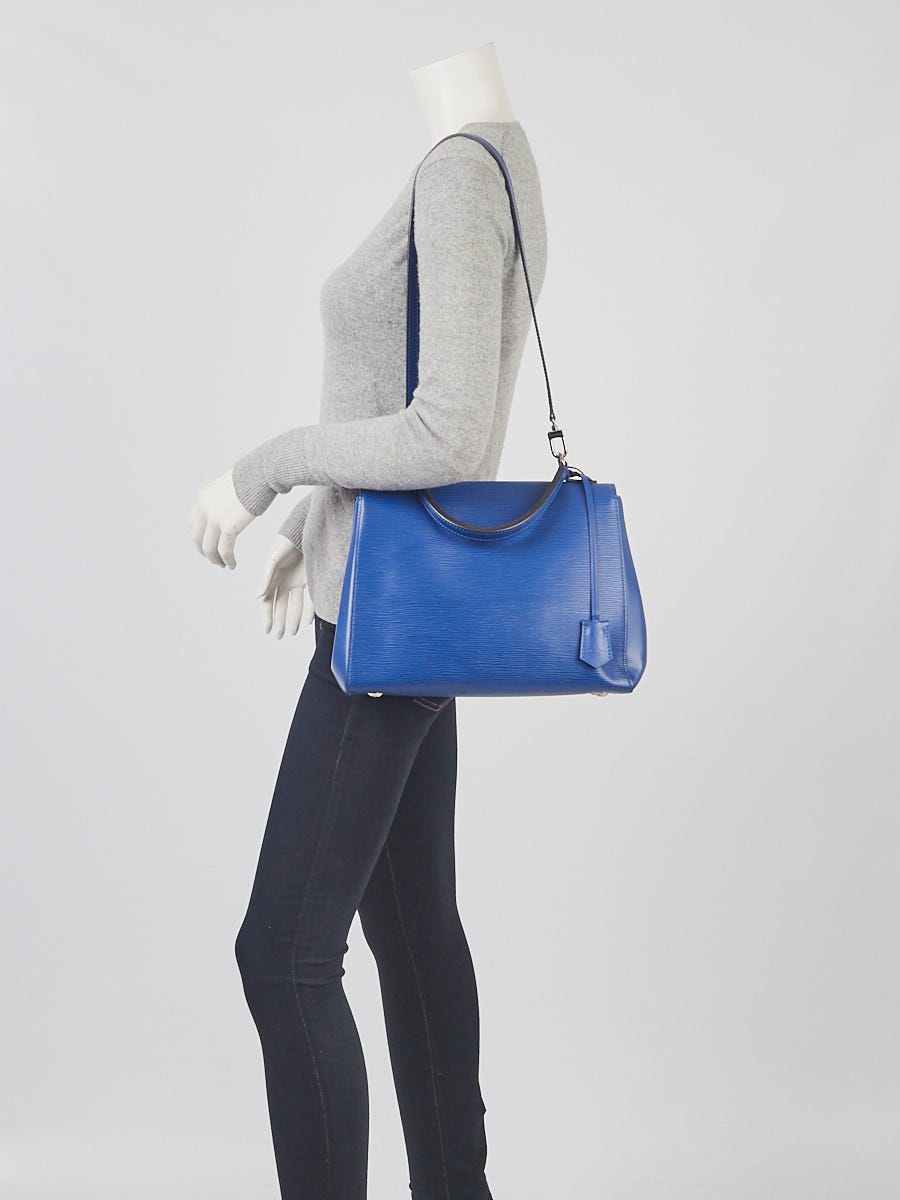Louis Vuitton Blueberry Epi Leather Cluny MM Bag at 1stDibs