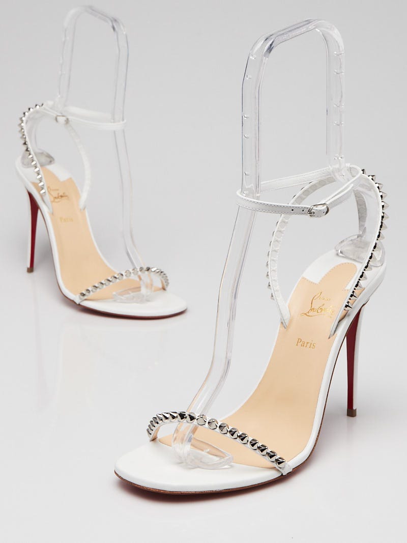 関税込■Christian Louboutin■So Me Christian Louboutin So Me 100MM Leather Sandals | Saks Fifth