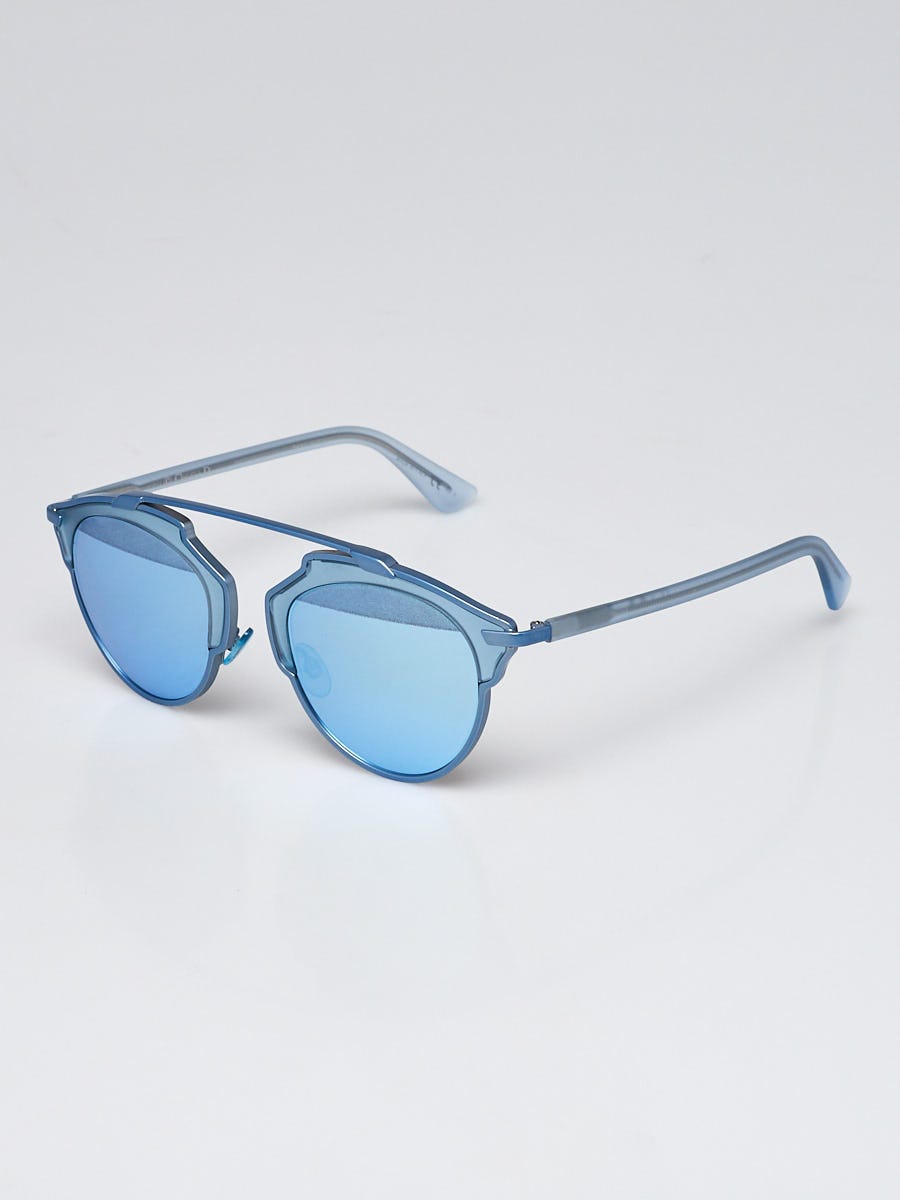 Christian Dior Bluetone Metal So Real Brow Bar Sunglasses Yoogi s Closet