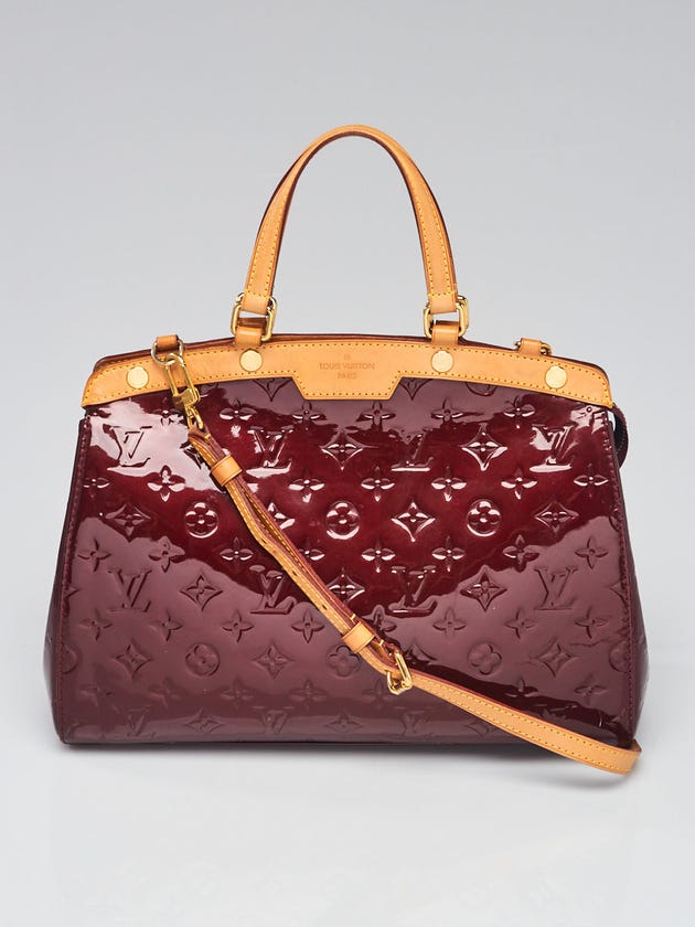 Louis Vuitton Rouge Fauviste Monogram Vernis Brea MM Bag