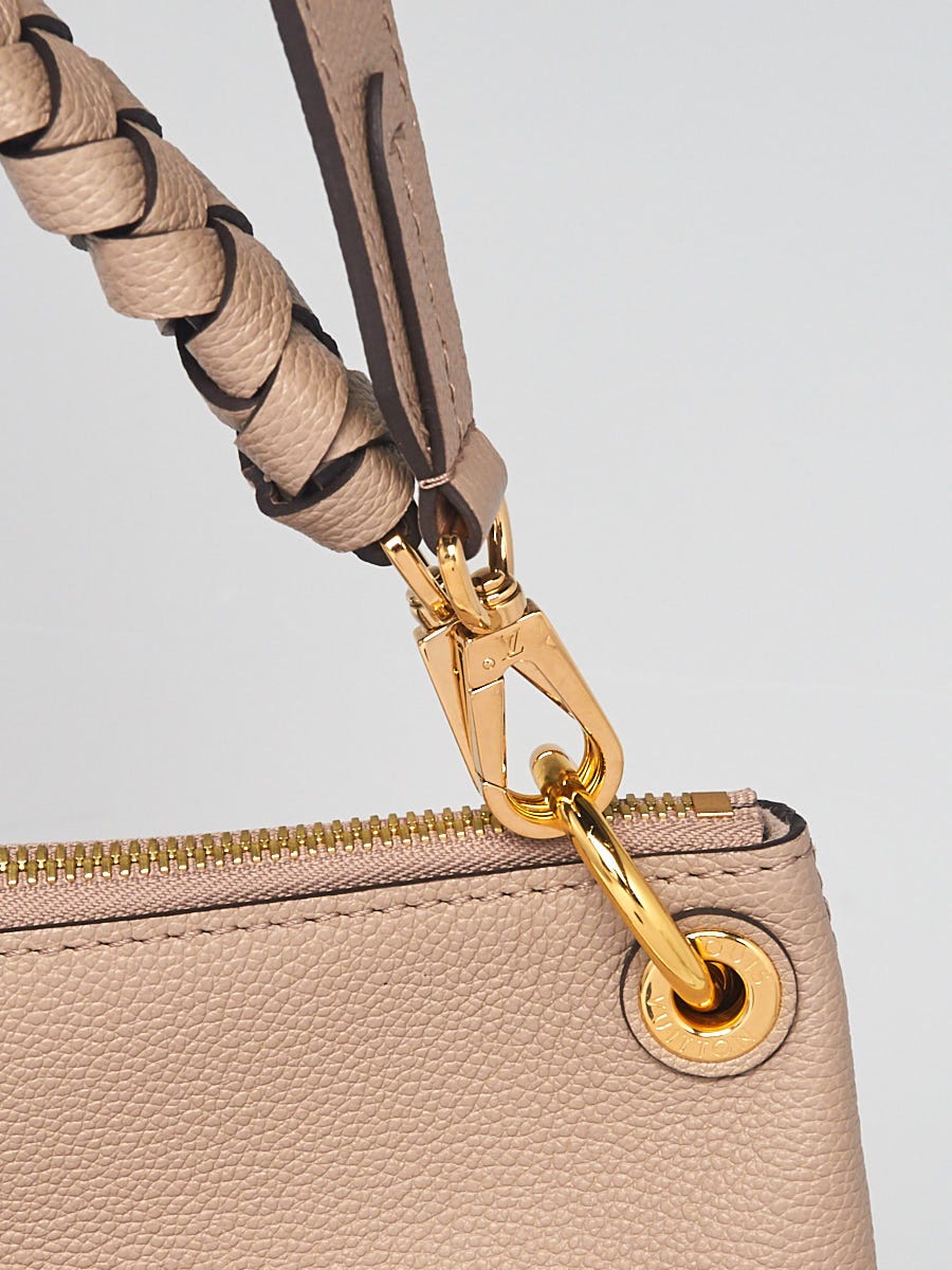 USED Louis Vuitton Turtledove Monogram Empreinte Leather Maida Hobo Bag  AUTHENTI
