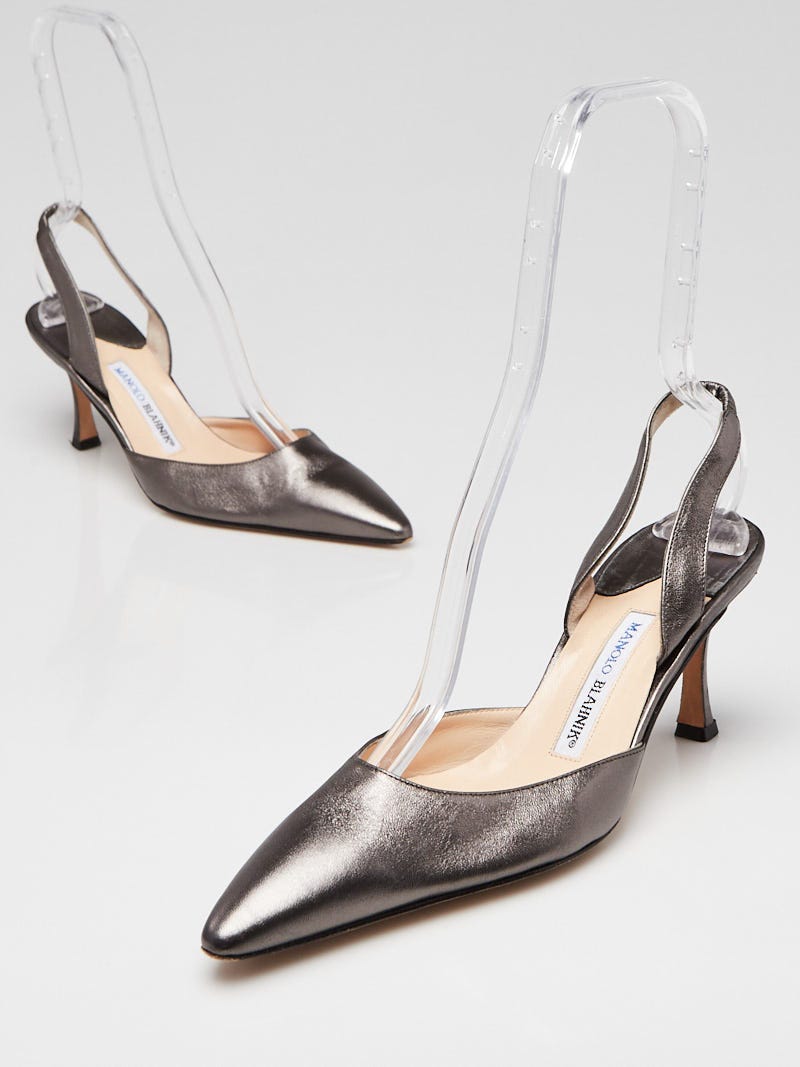 Dark silver sale pumps