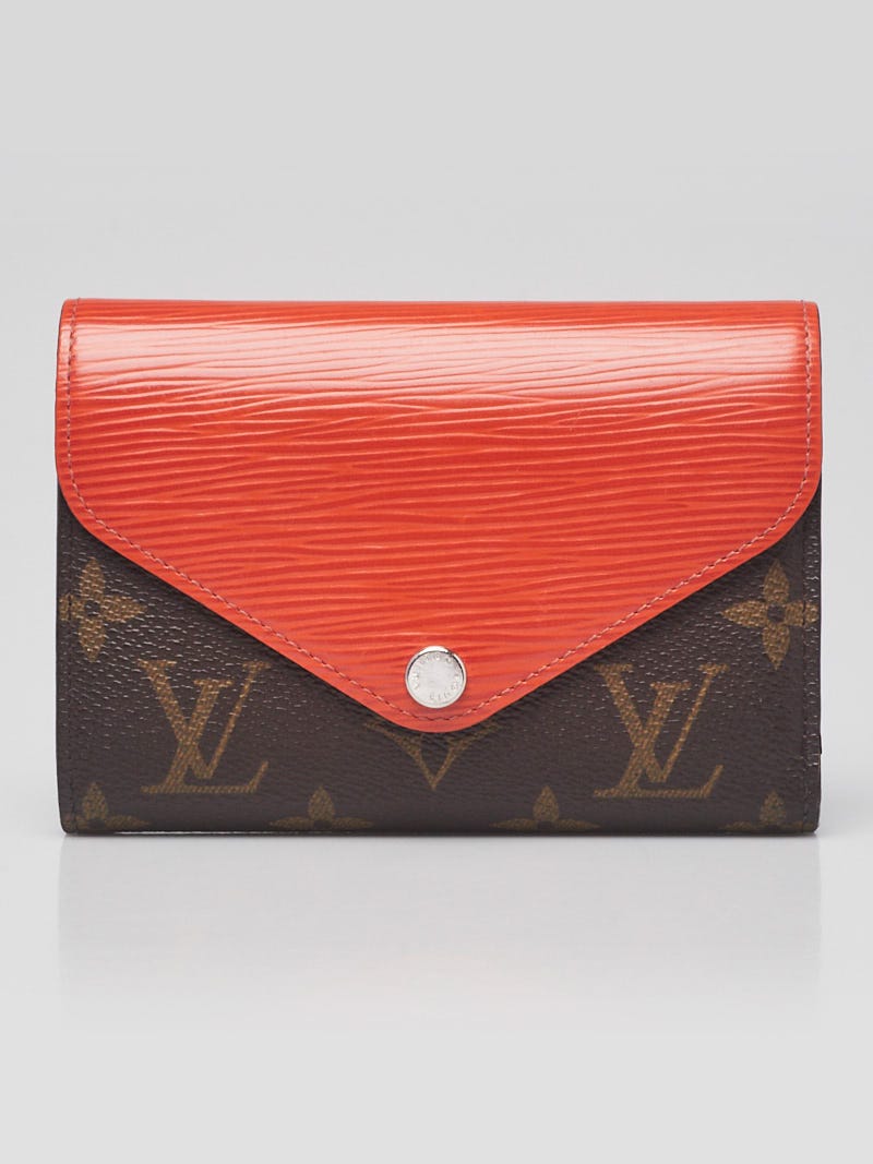 Louis Vuitton Piment Epi Leather and Monogram Canvas Marie-Lou Compact  Wallet - Yoogi's Closet