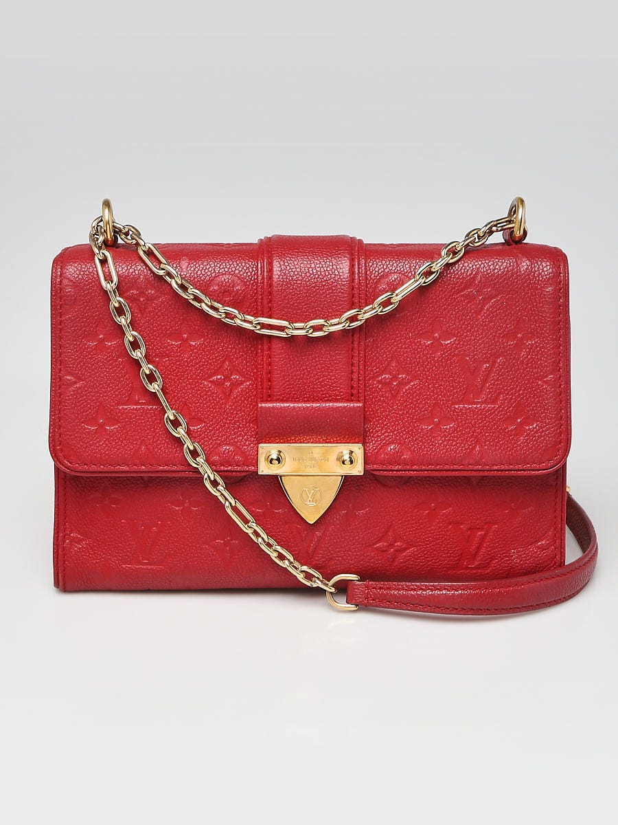 Louis Vuitton Scarlet Monogram Empreinte Leather Saint Sulpice PM Bag