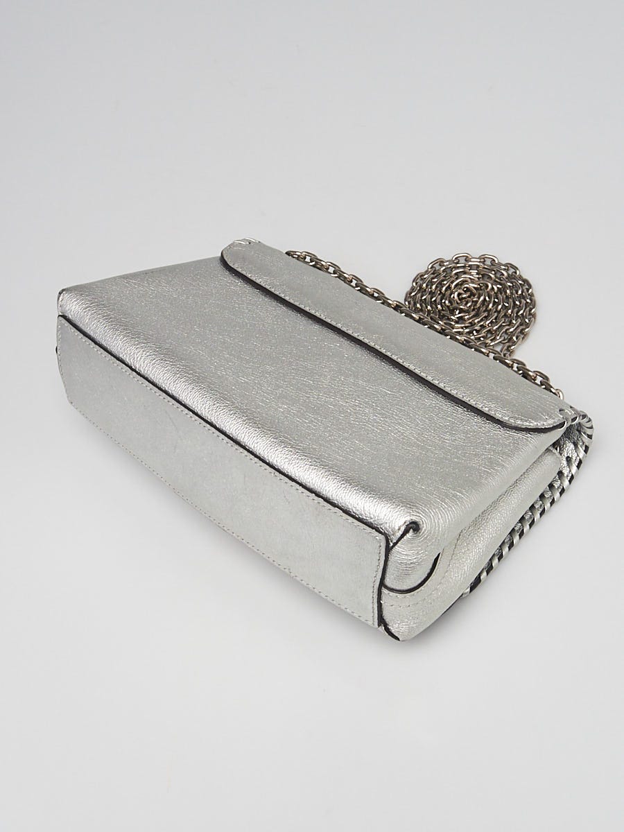 Louisdog Metallic Silver Around Bag