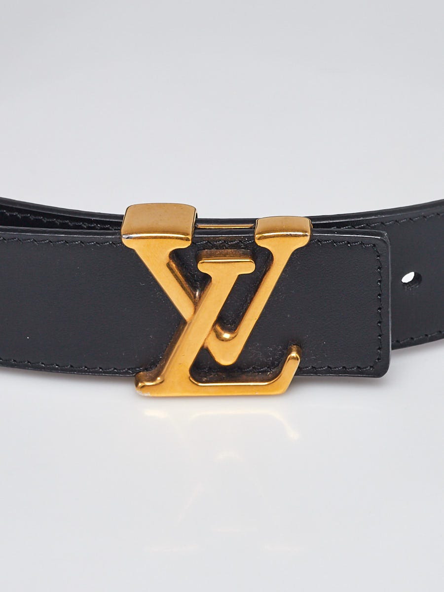 Louis Vuitton Louis Vuitton New Wave 35 mm Belt, Black, 80