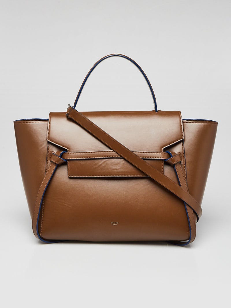Used Celine Belt Bag Small Leather Brand Handbag Navy Us-2 2Way Shoulder  Ladie | eBay