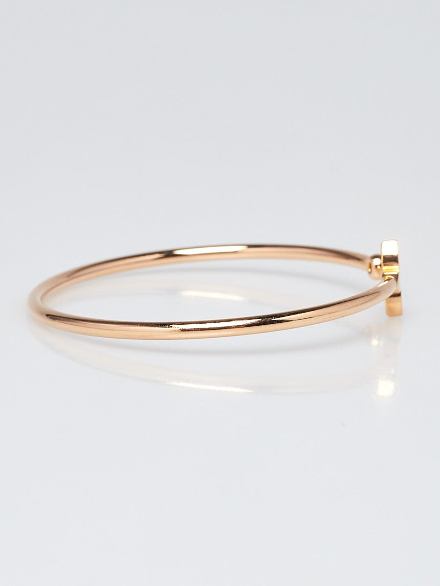 Louis Vuitton 18k Pink Gold and Diamond Idylle Blossom Twist Bracelet -  Yoogi's Closet