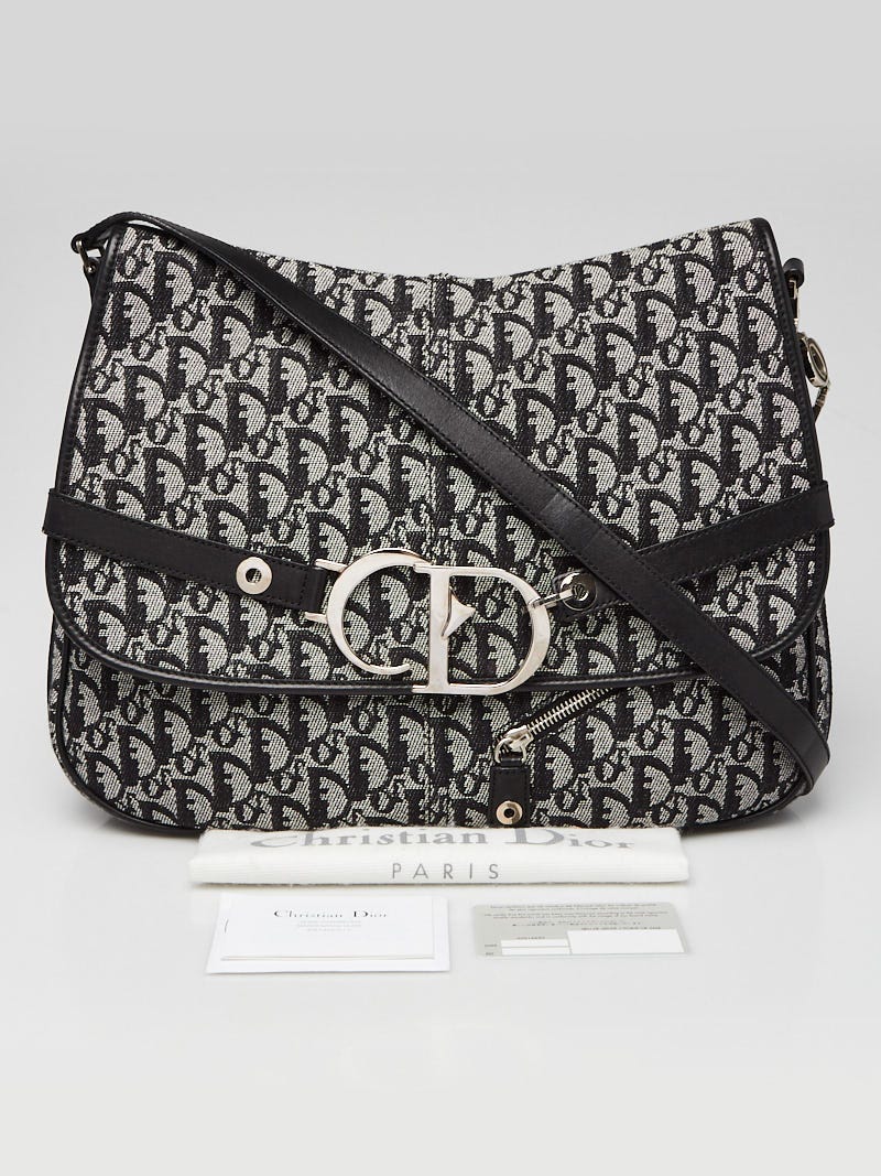 専用☆トロッター・ロゴグラム  Christian Dior Christian Dior Logo Trotter Oblique Round Jacquard Shoulder bag