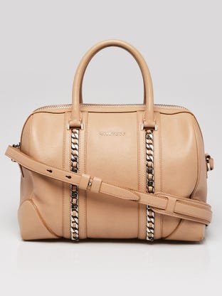 Givenchy Cognac Leather and Suede Studded Chevron Small Antigona Bag -  Yoogi's Closet