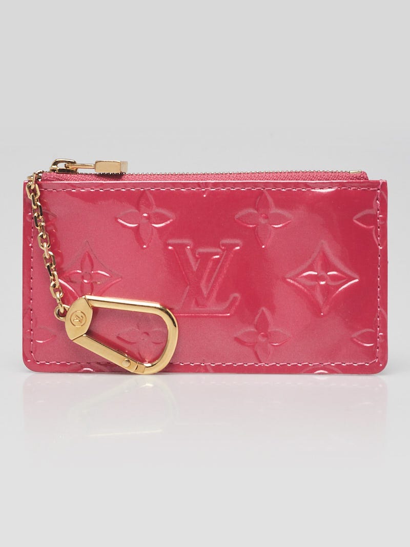 Louis Vuitton Framboise Monogram Vernis Pochette Cles Key and