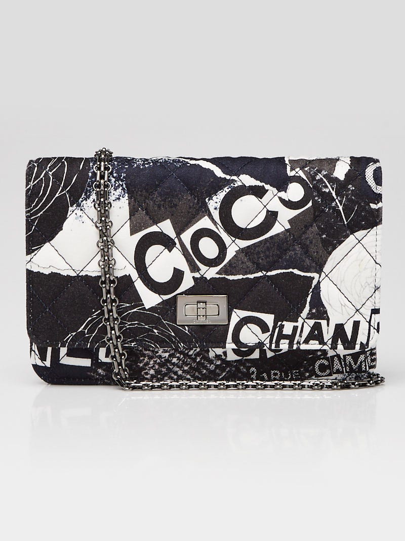 Chanel Navy Blue Coco Print Quilted Canvas 2.55 Reissue WOC Clutch Bag -  Yoogi's Closet