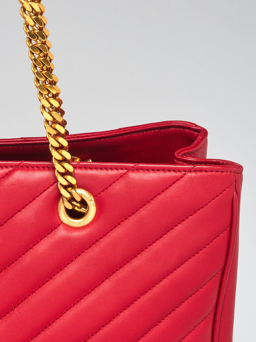 Saint laurent tribeca quilted online tote bag