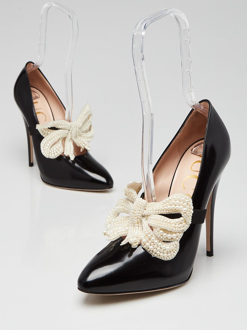 Gucci elaisa bow pump on sale
