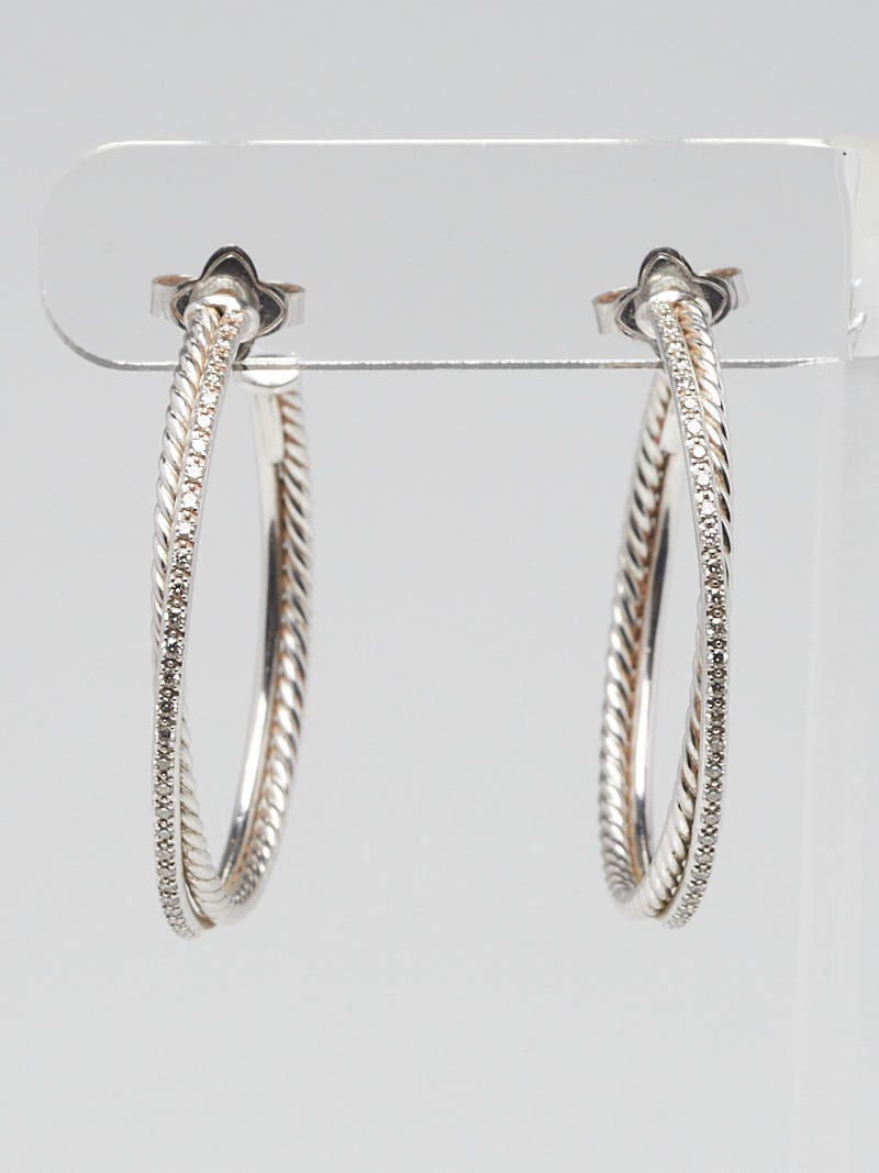 D.Y. 2024 925 Crossover Cable Earrings