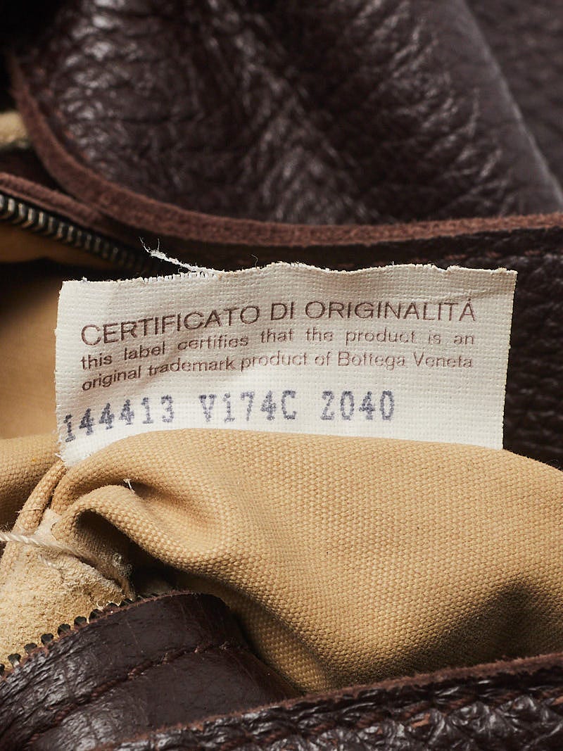Bottega Veneta Ebano Leather Cervo Cocker Hobo Bag Yoogi s Closet
