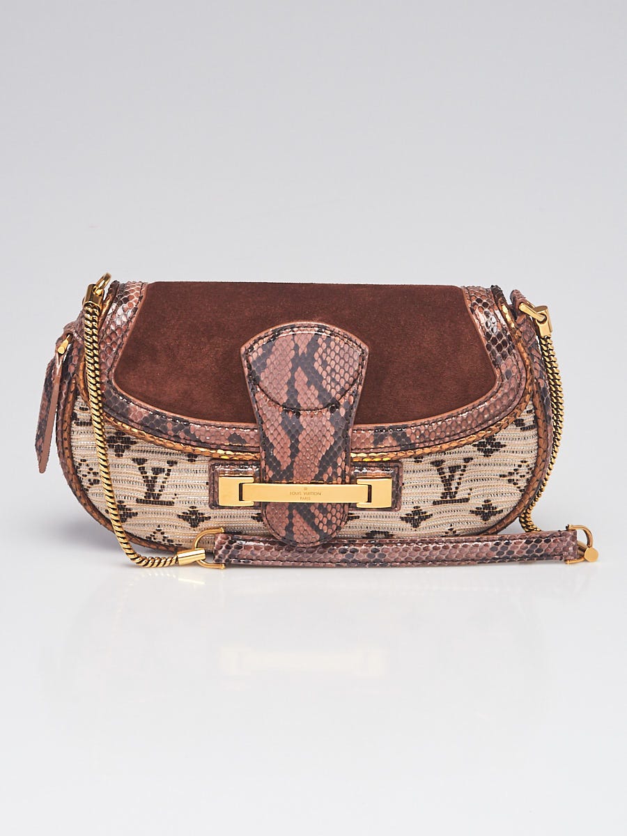 Louis Vuitton Python Very Chain Leather Shoulder Bag