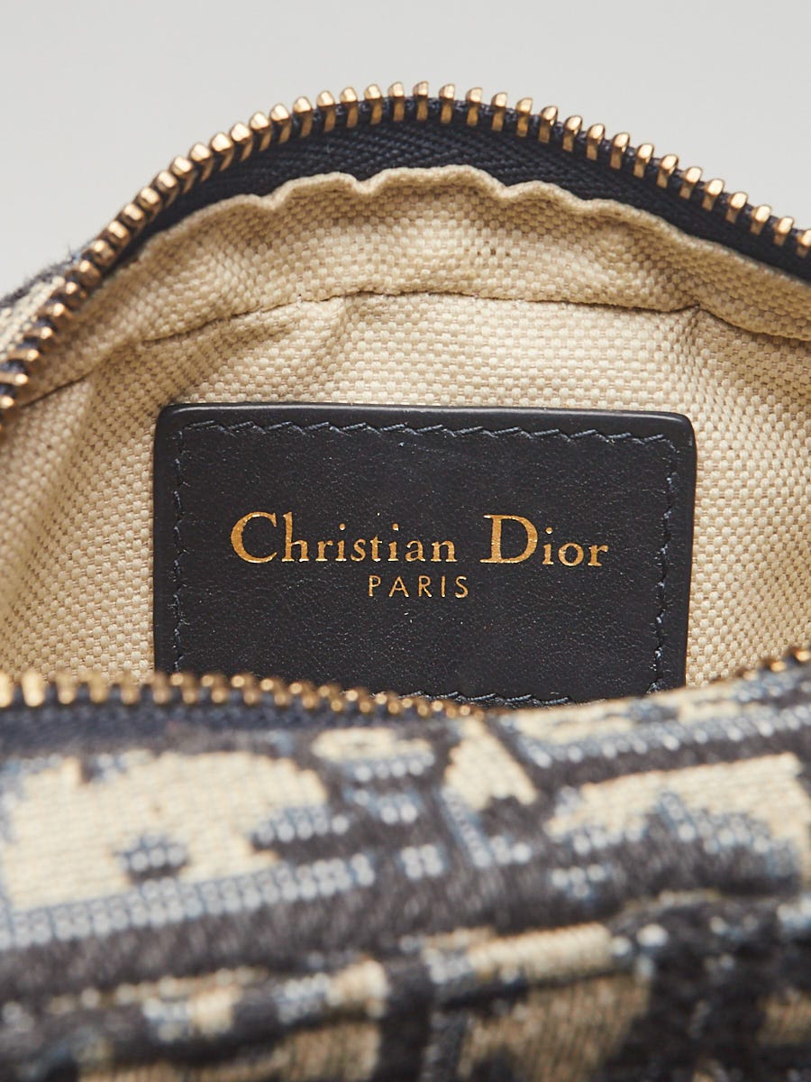 Christian Dior Blue Oblique Canvas Dior Belt Pouch Bag