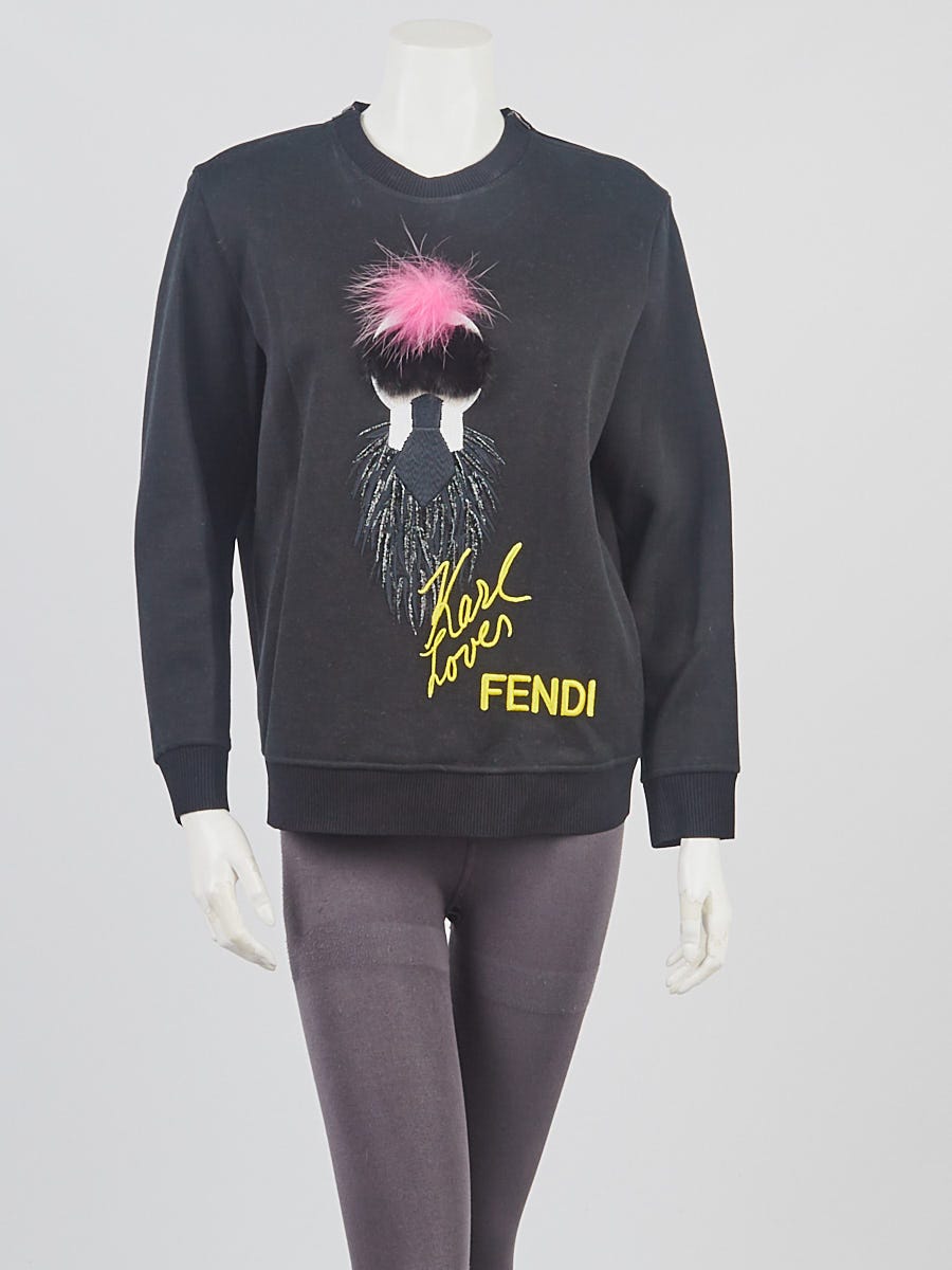 Fendi Black Cotton Karlito