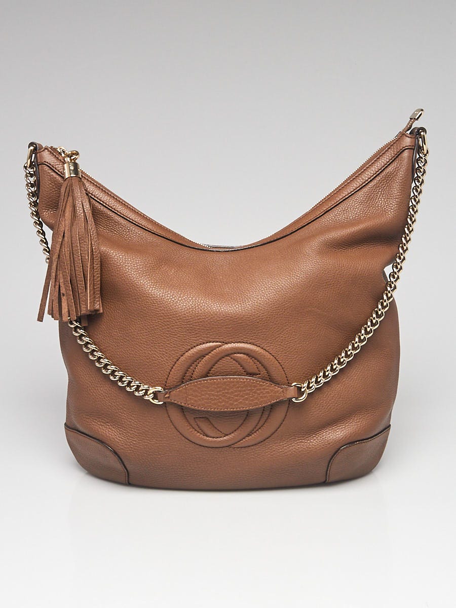 Gucci Soho Large Hobo Bag in Brown