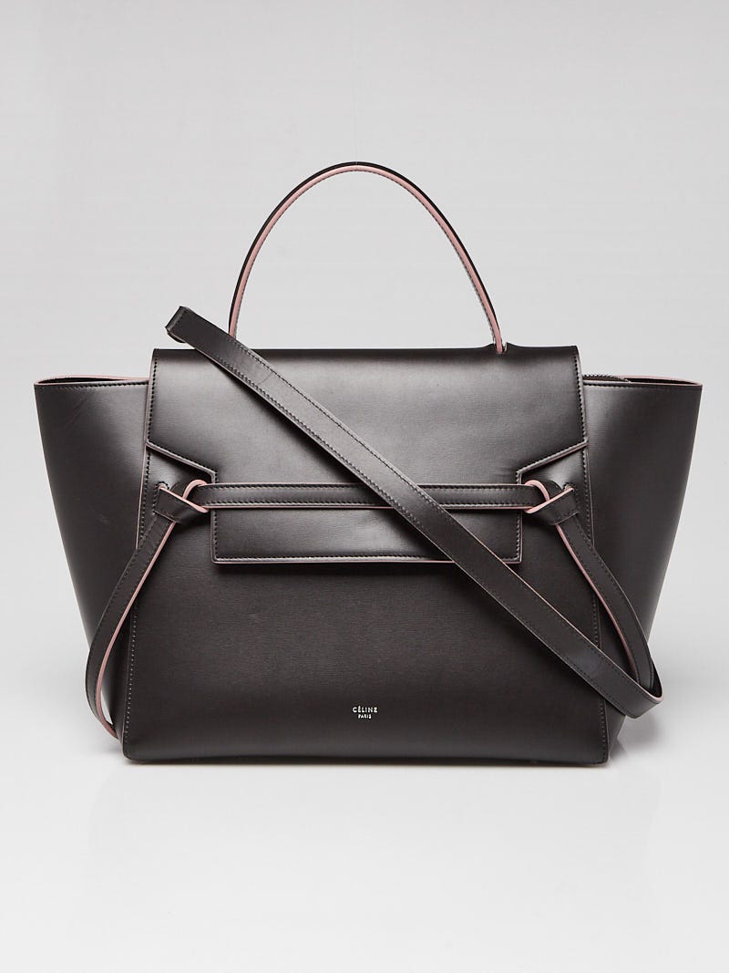 Celine Grey Smooth Leather Mini Belt Bag