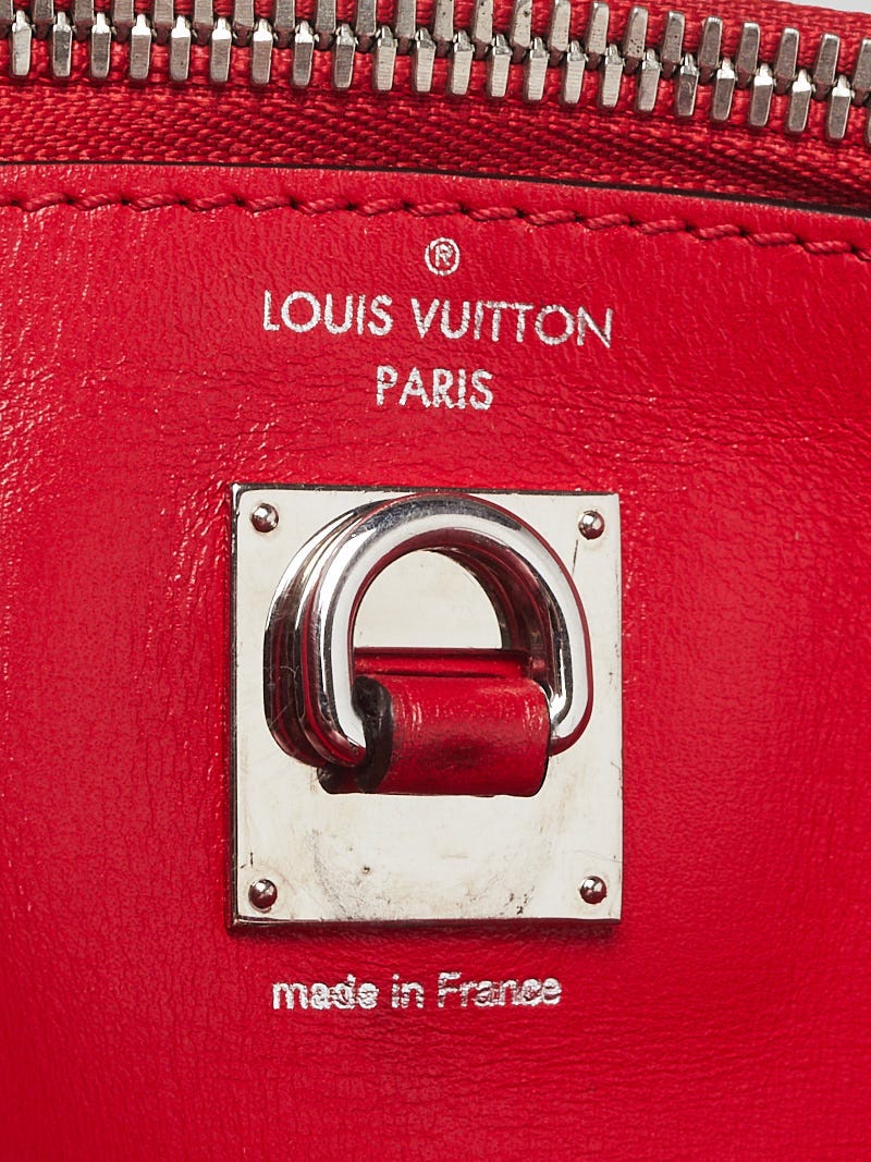 Patent leather backpack Louis Vuitton x Supreme Red in Patent