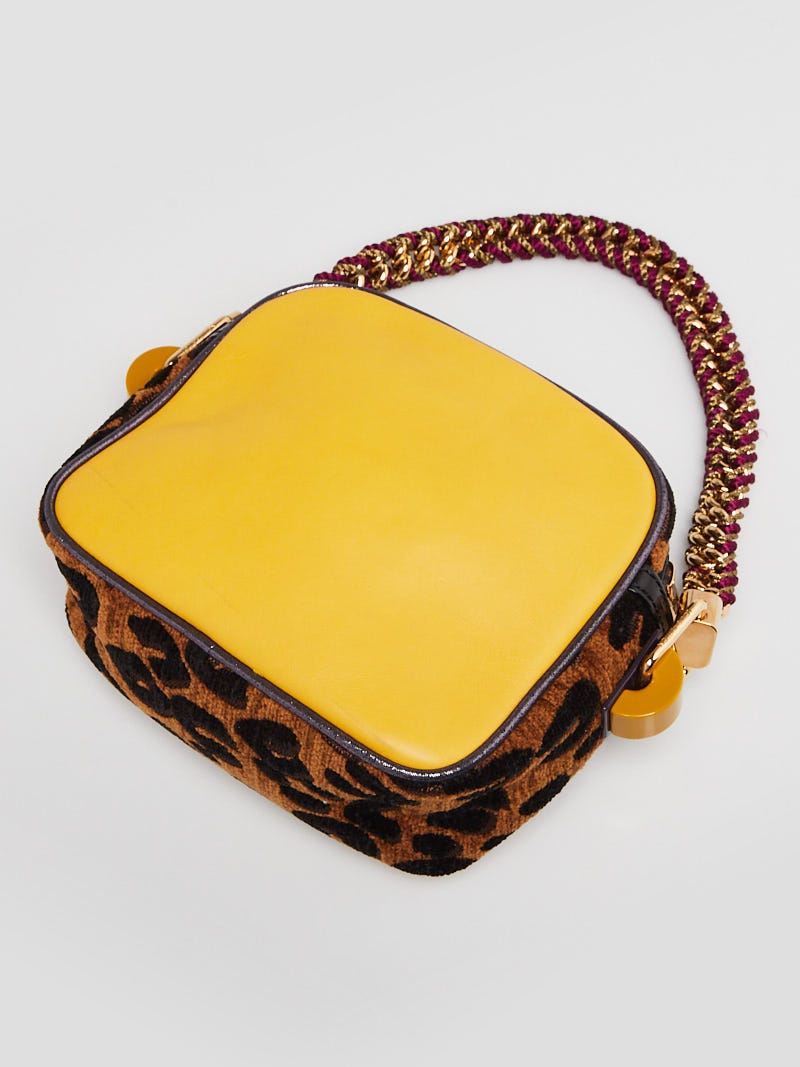 Louis Vuitton Limited Edition Yellow Leather Flight Bag Savane Bag