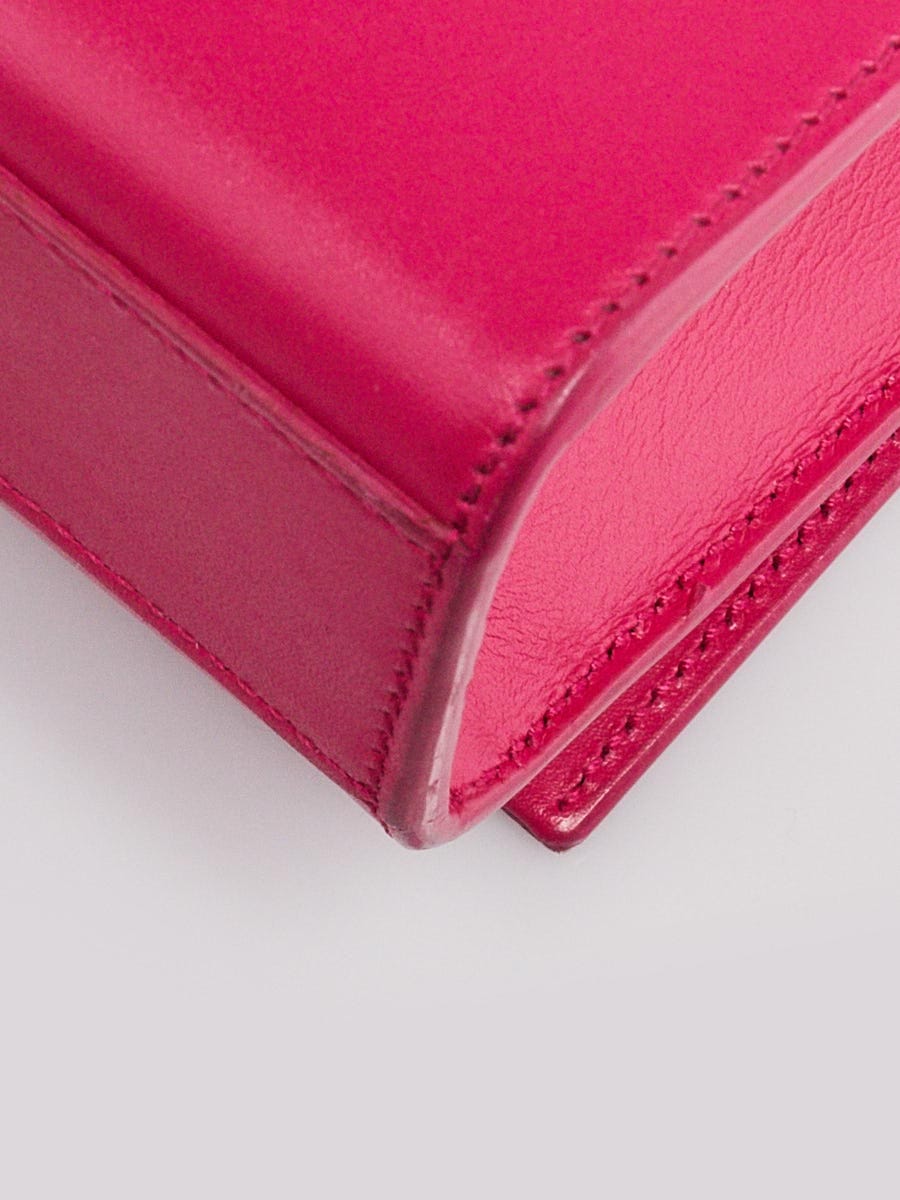 Yves Saint Laurent Pink Smooth Leather Medium Kate Tassel