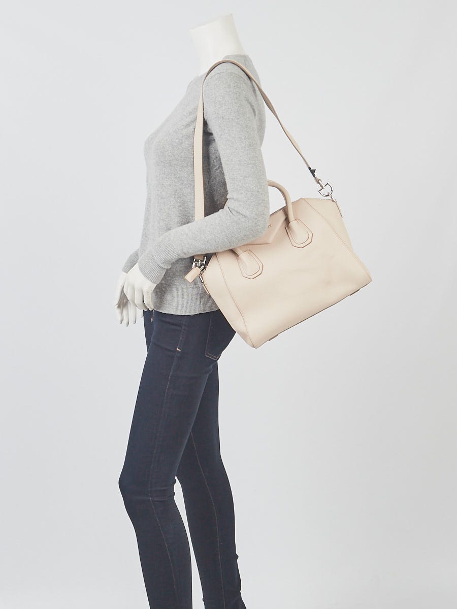 Givenchy Light Pink Sugar Goatskin Leather Small Antigona Bag