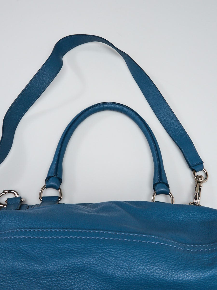 Givenchy Blue Sugar Goatskin Leather Medium Pandora Bag Yoogi s