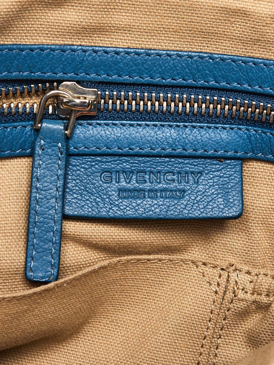 Givenchy Blue Sugar Goatskin Leather Medium Pandora Bag Yoogi s