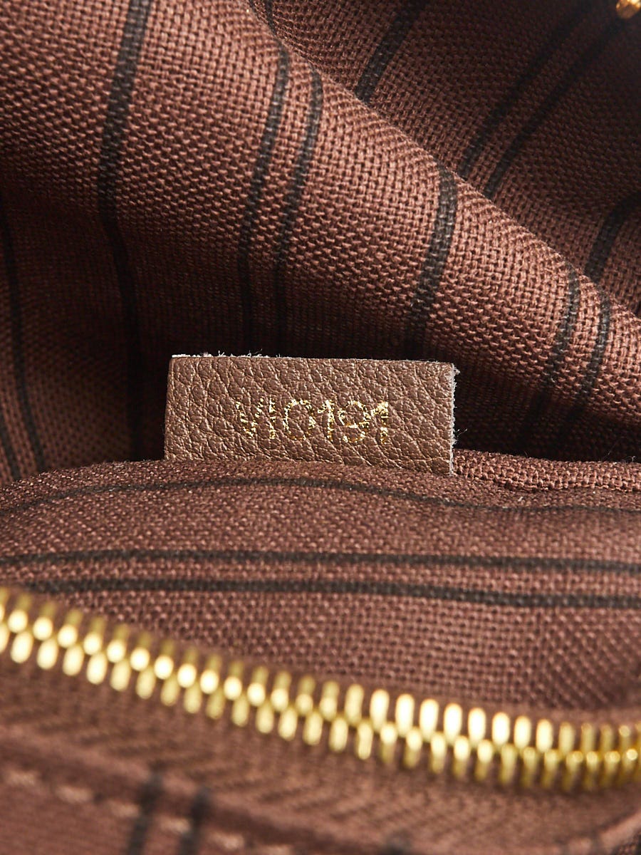 Louis Vuitton Bronze Monogram Empreinte Leather Lumineuse GM Bag at 1stDibs