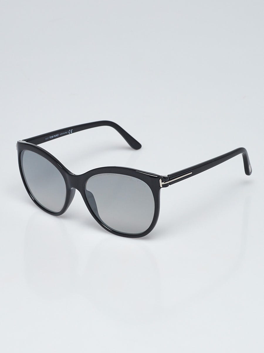 Tom Ford Black Acetate Frame Geraldine Sunglasses TF568 Yoogi s