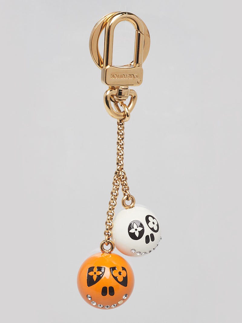Louis Vuitton Limited Edition White/Orange Resin Jack and Lucie Key Holder  and Bag Charm - Yoogi's Closet