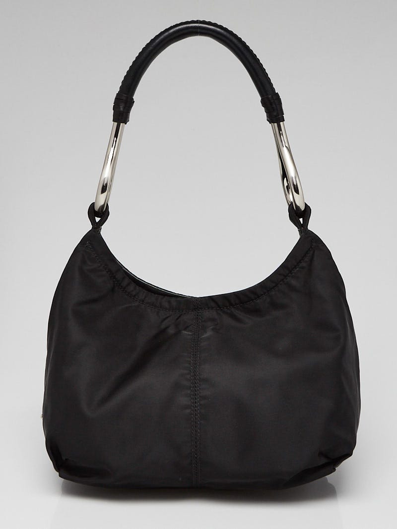 Prada Black Nylon Medium Tote Bag 1BG052 - Yoogi's Closet