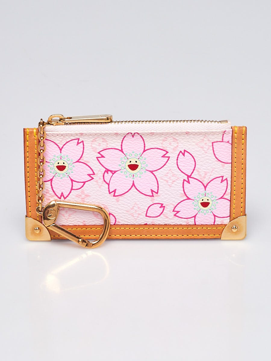 Louis Vuitton Limited Edition Pink Cherry Blossom Monogram Canvas Key and  Change Holder - Yoogi's Closet