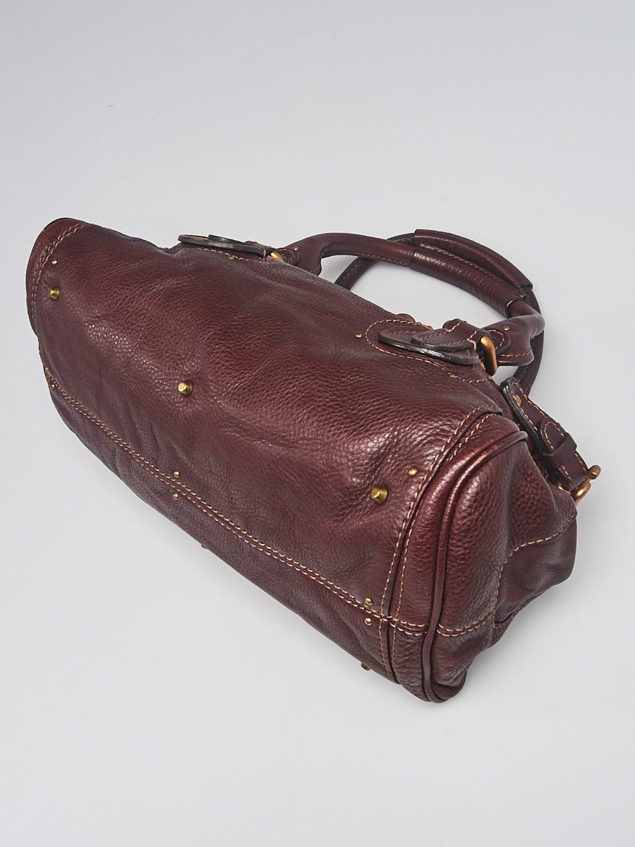 Chloe Dark Brown Leather Paddington Medium Satchel Bag Chloe Dark Brown Leather Paddington Medium Satchel Bag