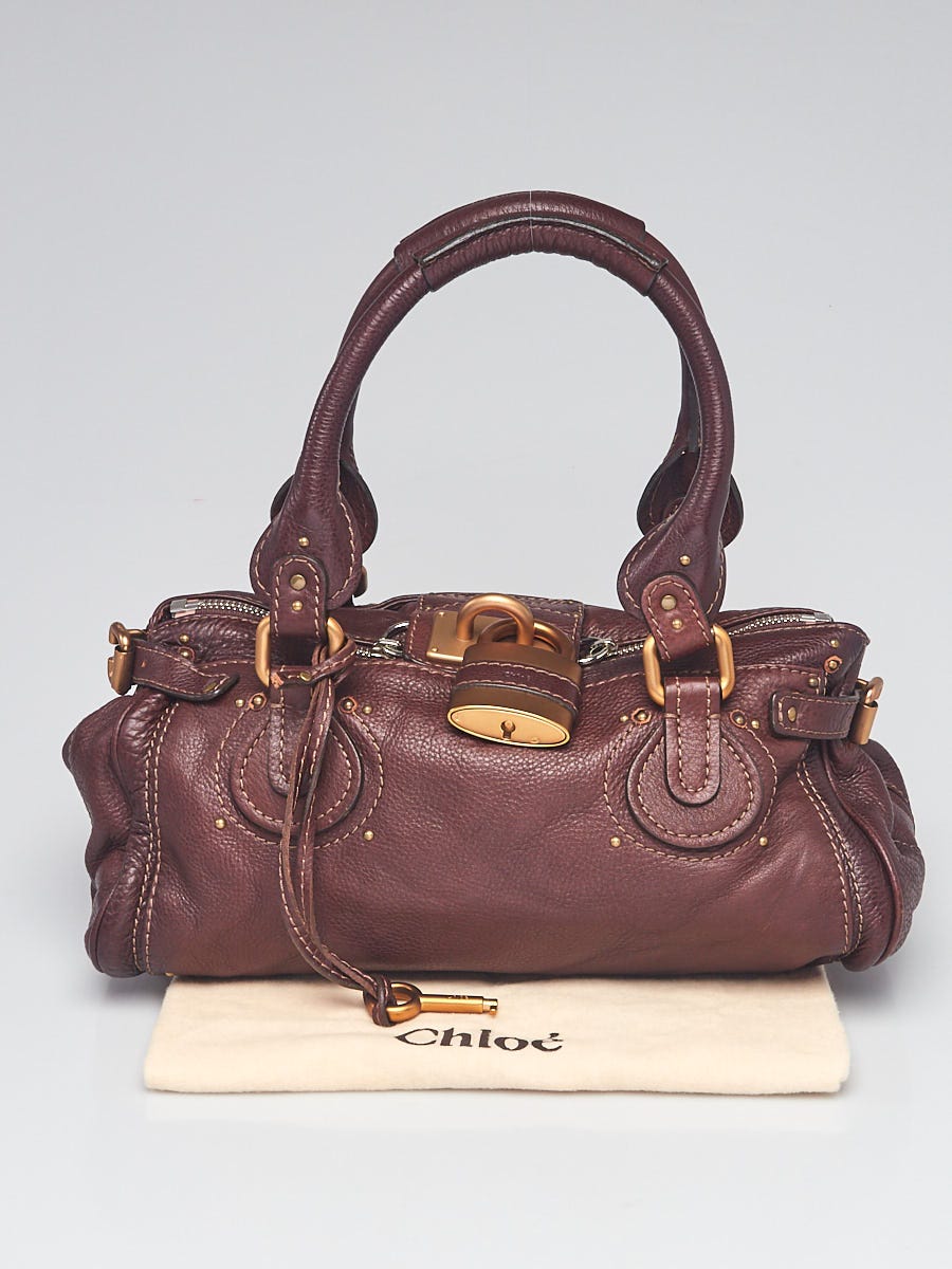 Chloé Paddington Hand Bag Brown Leather Chloe Women's Paddington Bag | Chloé US official site