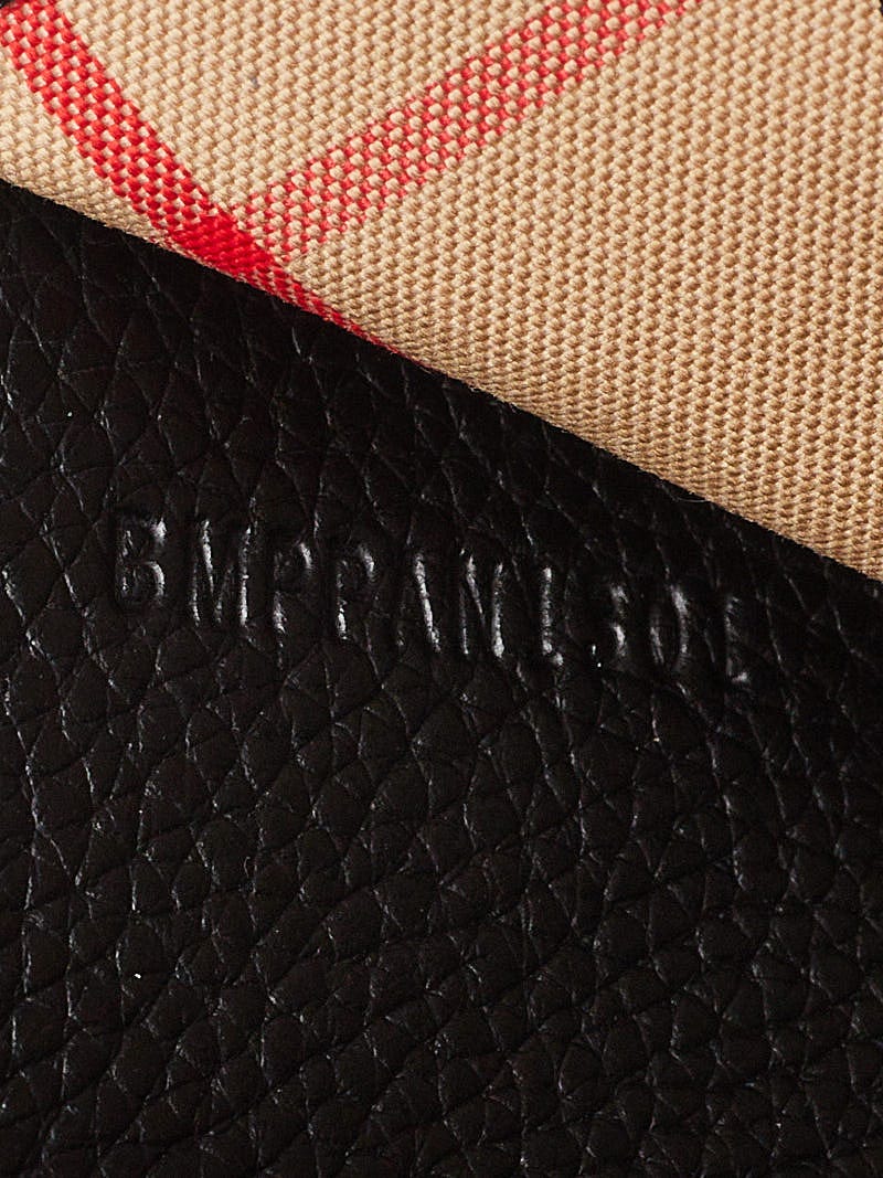 Burberry Black Grainy Leather Medium Note Crossbody Bag | Yoogi's