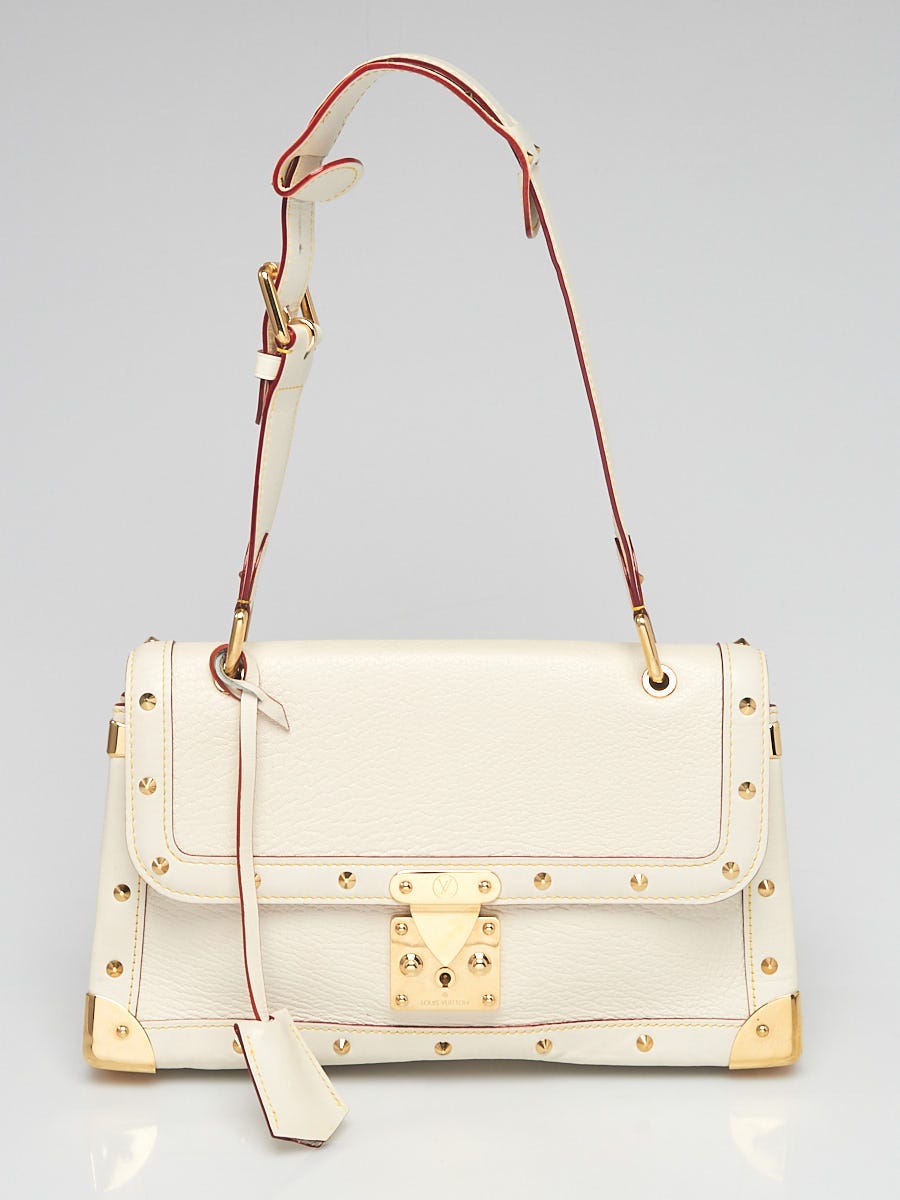 Louis Vuitton, Bags, Louis Vuitton White Suhali Leather Le Talentueux Bag